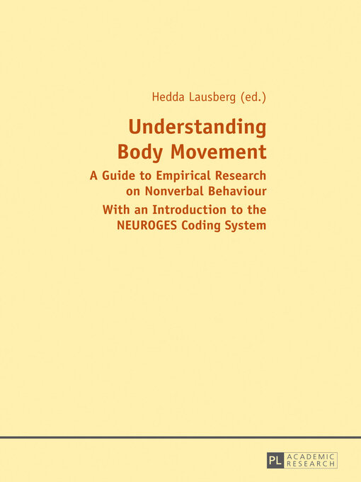 Title details for Understanding Body Movement by Hedda Lausberg - Available